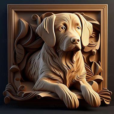 3D model dog (STL)